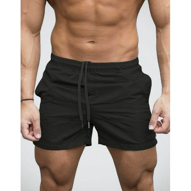 Men's Shorts Gym Sports Jogging Running Half Pants Summer Casual Bottom Trousers 